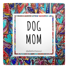Load image into Gallery viewer, dog mom magnet heart art rainbow colorful allie for the soul allison luci art
