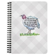 Load image into Gallery viewer, Turkey Love Notebook / Journal with Mother Teresa Quote
