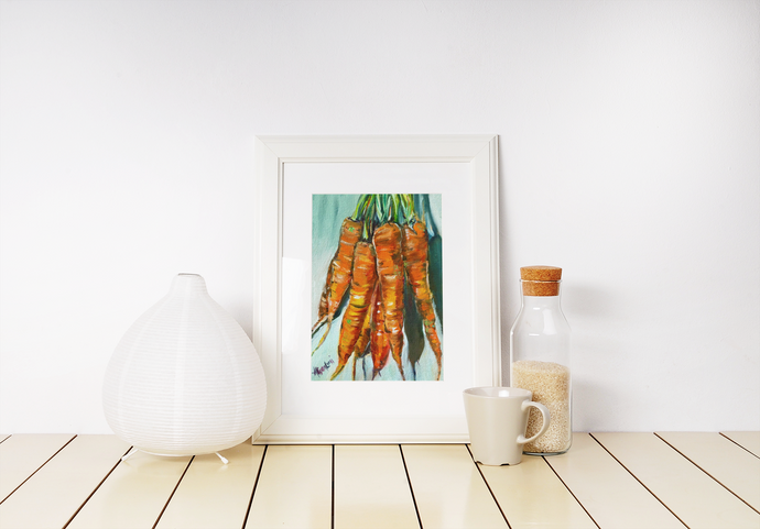 Keep Calm and Carrot On Kitchen Fine Art Print