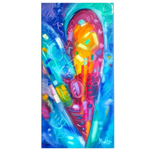 Load image into Gallery viewer, heart-art-colorful-boldbright-oil-painting-original-art-allison-luci-contemporary-abstract
