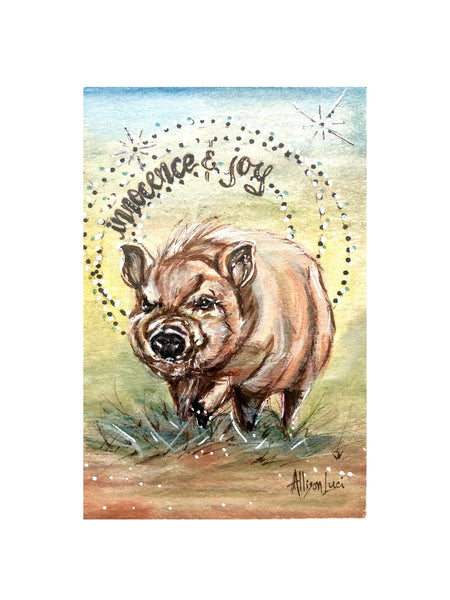 allison-luci-pig-painting-fine-art-print-tater-tot-odd-man-inn-animal-refuge-pig-rescue-art-print-allie-for-the-soul