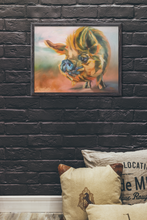 Load image into Gallery viewer, Pig Painting Hans2 Gallery Wrapped Canvas Print
