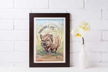 Load image into Gallery viewer, Tater Tot Pig Rescue Art Print - Innocence and Joy

