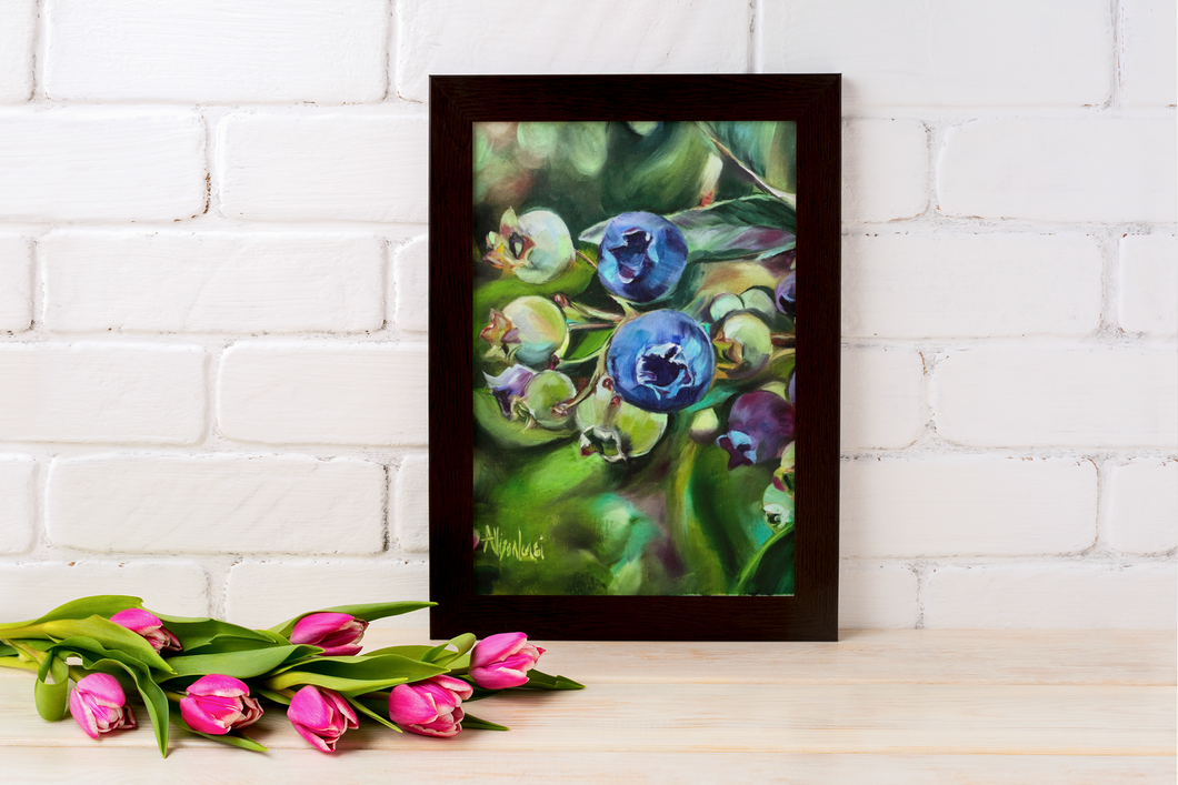 Blueberry ART Paper Prints