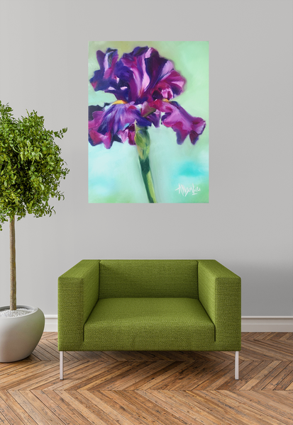 bold modern contemporary art gallery wrapped canvas ultimate gray pantone purple allison luci artist large interior design home decor office art kitchen bedroom living room