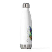 Load image into Gallery viewer, Don&#39;t Worry, Be Happy!  Hans2 Colorful Pig Art 20oz Insulated Bottle
