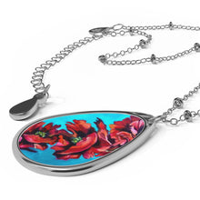 Load image into Gallery viewer, Hope Floats Oval Necklace
