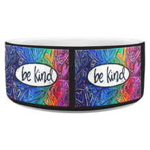 Load image into Gallery viewer, Be Kind Pet Bowl  Black
