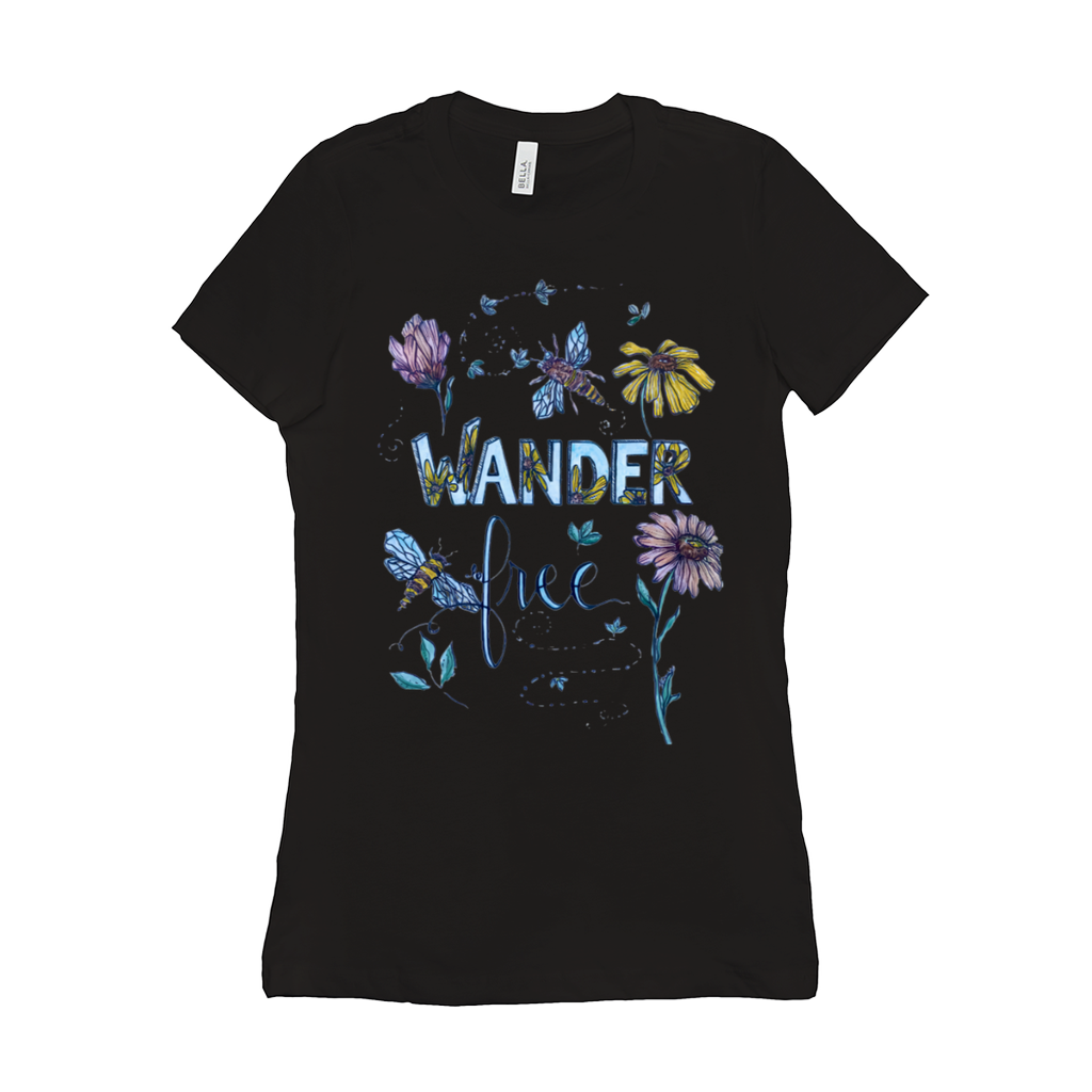 Wander Free Women's SLIM Fit T-Shirts - 3 Colors