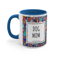 Load image into Gallery viewer, Dog Mom with Heart Art Coffee Mug, 11oz - 3 Colors
