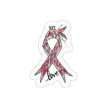 Load image into Gallery viewer, Breast Cancer Support Sticker - Pink Ribbon

