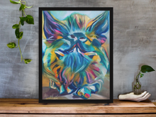 Load image into Gallery viewer, colorful bold bright modern art pig gallery wrapped canvas farm art allison luci arthurs acres animal sanctuary contemporary alla prima art
