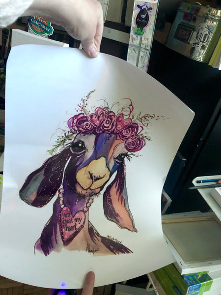 You Goat my Heart Poster 12” x 16” (light damage)