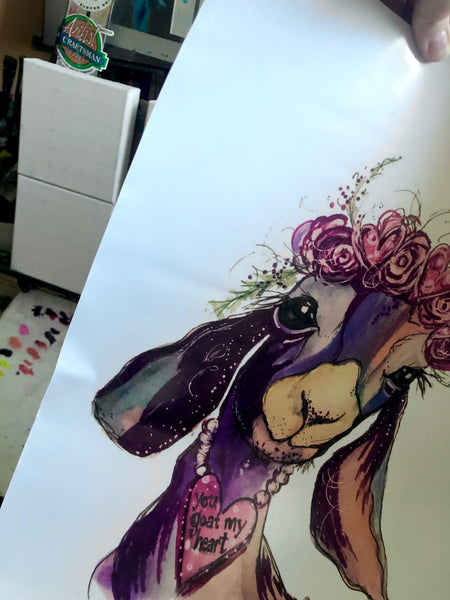 You Goat my Heart Poster 12” x 16” (light damage)