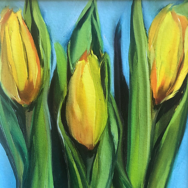 Yellow Tulips Print 5” x 7”