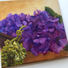Load image into Gallery viewer, Purple Hydrangea Original Art - circa 2006
