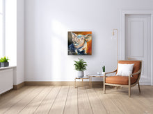 Load image into Gallery viewer, Blue Eye Wilbur Gallery Wrapped Canvas Print from Original Painting for Odd Man Inn
