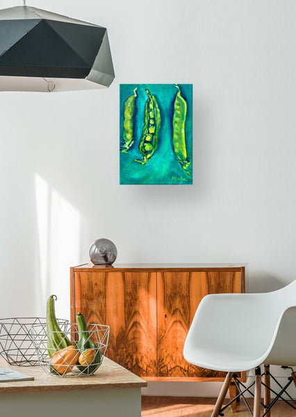 Find Your Inner Peas Gallery Wrapped Canvas Print