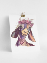 Load image into Gallery viewer, Sweet Pea Goat Love Art Print
