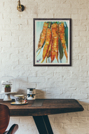 Keep Calm and Carrot On Gallery Wrapped Canvas Print