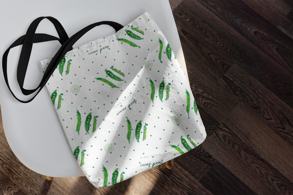 Find your Inner Peas Tote Bags
