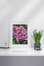 Load image into Gallery viewer, Live Life in Full Bloom - Peony Oil Painting Print on Paper
