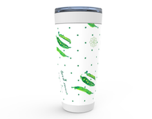 Load image into Gallery viewer, Find Your Inner Peas Viking Tumbler - White
