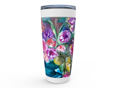 Load image into Gallery viewer, Flower Bouquet Painting on Viking Tumbler - Two Colors
