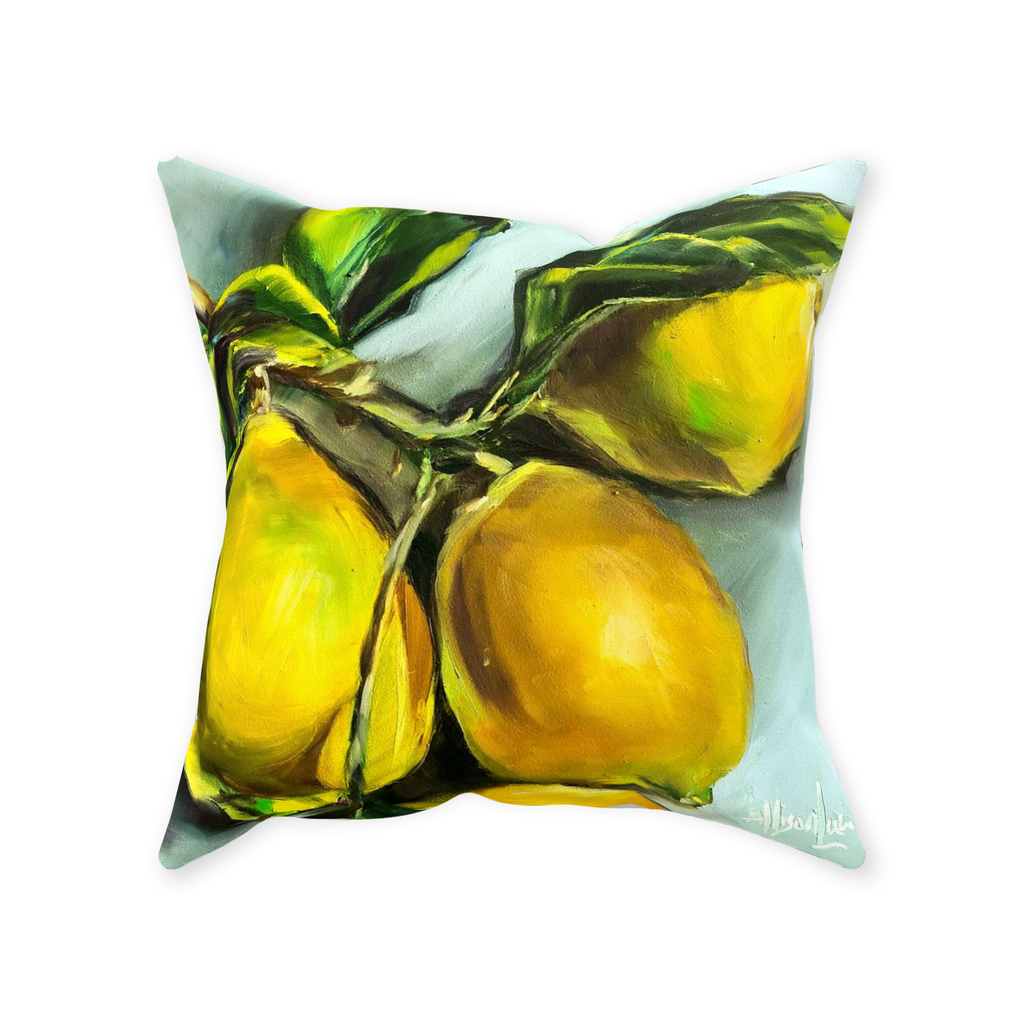 Lemon Art - You are my Sunshine Throw Pillows