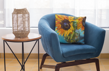 Load image into Gallery viewer, Sunflower Art Throw Pillow

