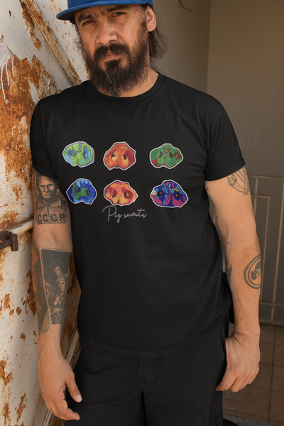 Pig Snout Colorful T-Shirts - 4 Colors