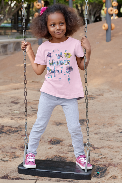 Wander Free Girl's T-Shirts (Youth Sizes) - 2 Colors